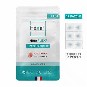 Patchs CBD Exaflex 50 mg